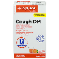 Topcare Health Orange-Flavored Liquid Cough Dm - 3 Fluid Ounce