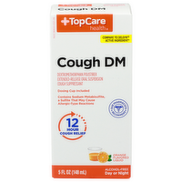 Topcare Health Orange Flavored Liquid Day Or Night Cough Dm - 5 Fluid Ounce