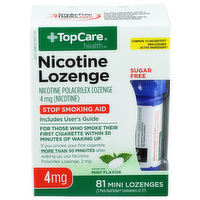 Top Care Health Mint Nicotine Lozenge Sugar Free - 3 Count