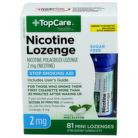 Top Care Health Mint Nicotine Lozenge Sugar Free - 3 Count