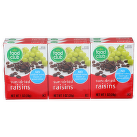 Food Club Sun-Dried Raisins - 6 Ounce
