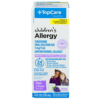 Topcare Health Grape Flavor Children's Allergy - 4 Fluid Ounce