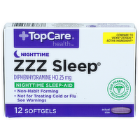 Topcare Health Nighttime Zzz Sleep - 12 Count