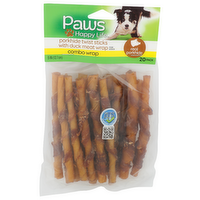 Paws Happy Life Porkhide Twist Sticks With Duck Meat Wrap Combo - 20 Count