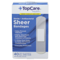 Topcare Health Sheer Bandages - 40 Count