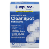 Topcare Health Clear Spot Bandages - 50 Count