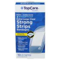 Topcare Health Strong Strips Bandages - 10 Count