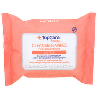 Topcare Beauty Pink Grapefruit Cleansing Wipes - 25 Count