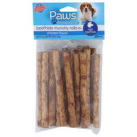 Paws Happy Life  Beefhide Munchy Rolls Chicken Flavor - 0.24 Ounce - 20 Count