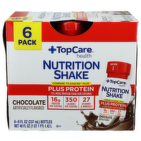 Top Care Tc Adult Nutri Supp Choc Plus - 8 Fluid Ounce - 6 Count