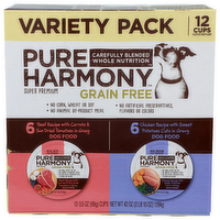 Pure Harmony Variety Pack Dog Food - 3.5 Ounce - 12 Count