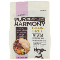 Pure Harmony Grain Free Duck, Sweet Potato & Venison Recipe Dog Food - 48 Ounce