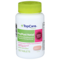 Topcare Health Prepost Natal Multivitaminmultimineral For Pregnant Or Nursing Women - 100 Count