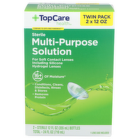 Topcare Health Sterile Multi-Purpose Solution - 6 Ounce - 2 Count