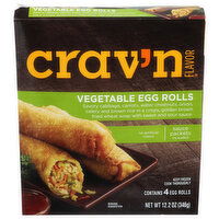 Crav'n Flavor Vegetable Egg Rolls - 3.05 Ounce - 4 Count