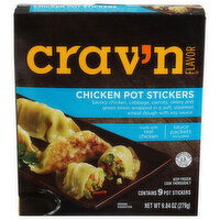 Crav'n Flavor Chicken Pot Stickers - 1.093 Ounce - 9 Count