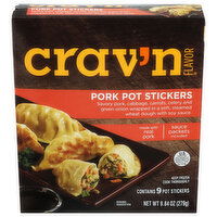 Crav'n Flavor Pork Pot Stickers - 1.093 Ounce - 9 Count