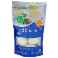 Food Club Hard Boiled Eggs - 1.552 Ounce - 6 Count