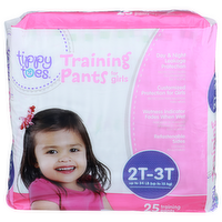 Tippy Toes 2t-3t Up To For Girls Training Pants - 25 Count