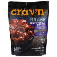 Crav'n Flavor Meal Starter Crispy Teriyaki Chicken - 18 Ounce