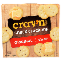 Crav'n Flavor Original Snack Crackers - 3.425 Ounce - 4 Count
