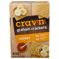 Crav'n Flavor Honey Graham Crackers - 4.8 Ounce - 3 Count