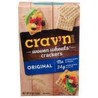 Crav'n Flavor Original Woven Wheats Crackers - 9 Ounce