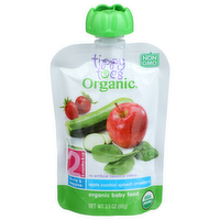 Tippy Toes Apple Zucchini Spinach Strawberry Organic Baby Food - 3.5 Ounce