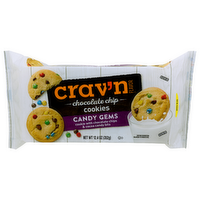 Crav'n Flavor Candy Gems Chocolate Chip Cookies - 12.4 Ounce