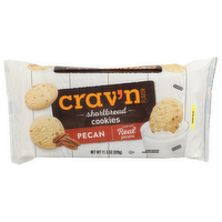 Crav'n Flavor Pecan Shortbread Cookies - 11.3 Ounce