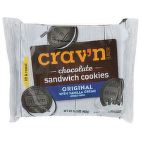 Crav'n Flavor Original With Vanilla Crème Chocolate Sandwich Cookies - 14.3 Ounce