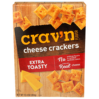 Crav'n Flavor Extra Toasty Cheese Crackers - 12.4 Ounce