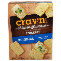 Crav'n Flavor Original Chicken Flavored Crackers - 7.5 Ounce