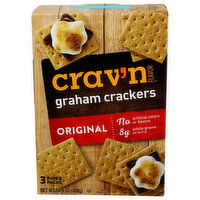 Crav'n Flavor  Original Graham Crackers - 4.8 Ounce - 3 Count