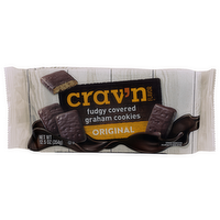 Crav'n Flavor Original Fudgy Covered Graham Cookies - 12.5 Ounce