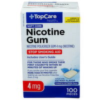 Top Care Nicotine Gum - 100 Count