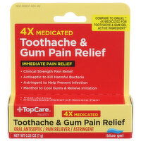 Top Care Health Toothache & Gum Pain Relief Gel - 0.25 Ounce