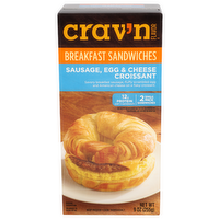 Crav'n Flavor Breakfast Sandwiches - 4.5 Ounce - 2 Count