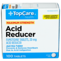 TopCare Health Maximum Strength Acid Reducer Tablets - 100 Count