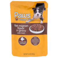 Paws Happy Life Filet Mignon Gravy Dog Food - 3.5 Ounce