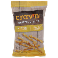 Crav'n Flavor Butter Pretzel Braids - 10 Ounce