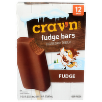 Crav'n Flavor Fudge Bars Frozen Dairy Dessert - 2.5 Fluid Ounce - 12 Count