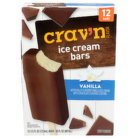 Crav'n Flavor Vanilla Ice Cream Bars - 2.5 Fluid Ounce - 12 Count
