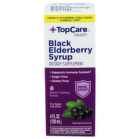 Top Care Health Black Elderberry Syrup - 4 Fluid Ounce