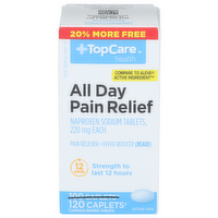 Topcare Health Pain Reliever Fever Reducer - 120 Count