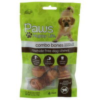 Paws Happy Life Duck Wrapped Combo Bones - 0.7 Ounce - 6 Count