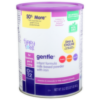 Tippy Toes 0-12 Months Gentle Premium Milk-Based Powder with Iron Infant Formula - 33.2 Ounce