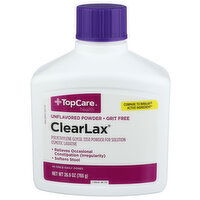 Top Care Health Unflavored Clearlax Laxative Powder - 26.9 Ounce