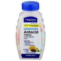 Top Care Assorted Fruit Extra Strength Antacid Tablets - 96 Count