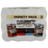 Pure Harmony Super Premium Grain Free Variety Pack Dog Food - 0.374 Kilogram - 12 Count